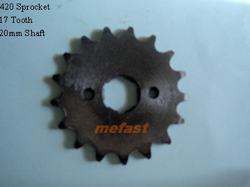 420 Sprocket 17 Tooth