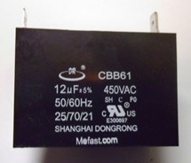 Generator Capacitor
                  CBB61 12uF 450VAC , generator capacitors