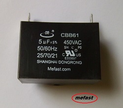 Generator Capacitor
                  CBB61 5uF 450VAC a