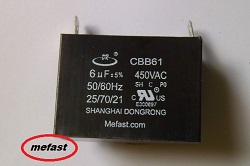 Generator Capacitor
                  CBB61 6uF 450VAC , fast shipping from USA